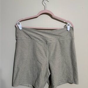 Abercrombie & Fitch Women's Light Gray Bike Shorts